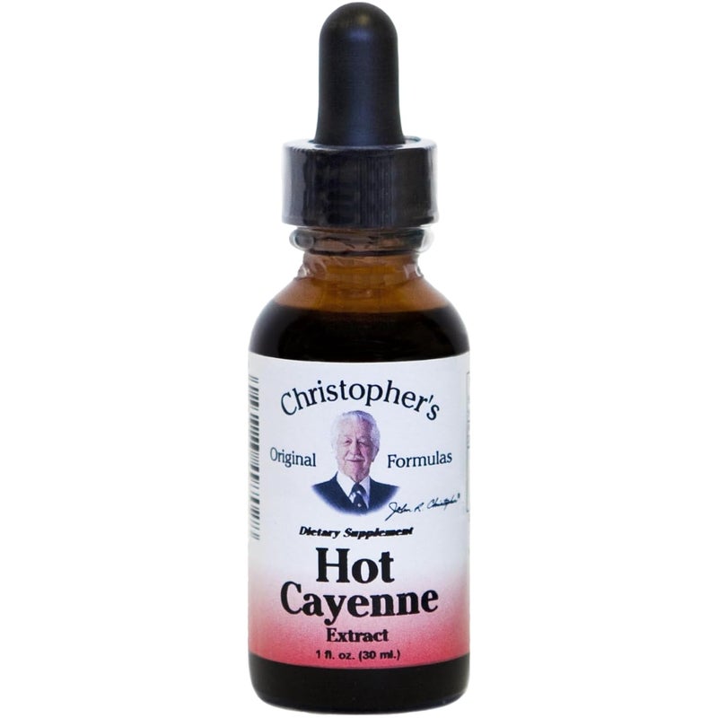 Dr Christophers Hot Cayenne Extract 1 fl oz Natural Herbal Supplement