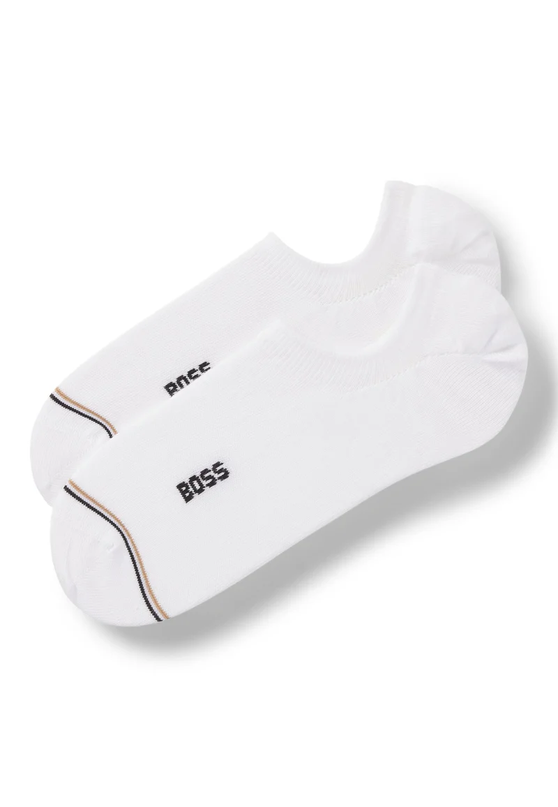 بوس Two-pack of invisible socks in a cotton blend