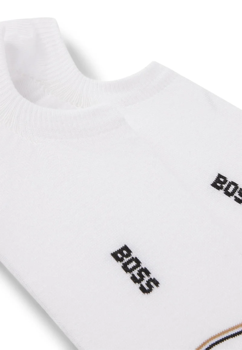 بوس Two-pack of invisible socks in a cotton blend