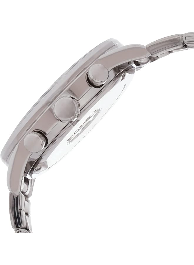 لوراس Rm335Ex9 ساعة رياضية كوارتز مقاومة للماء حتى عمق 100 متر كرونوغراف مقياس سرعة الدوران من الفولاذ المقاوم للصدأ باللون الفضي - Image 3