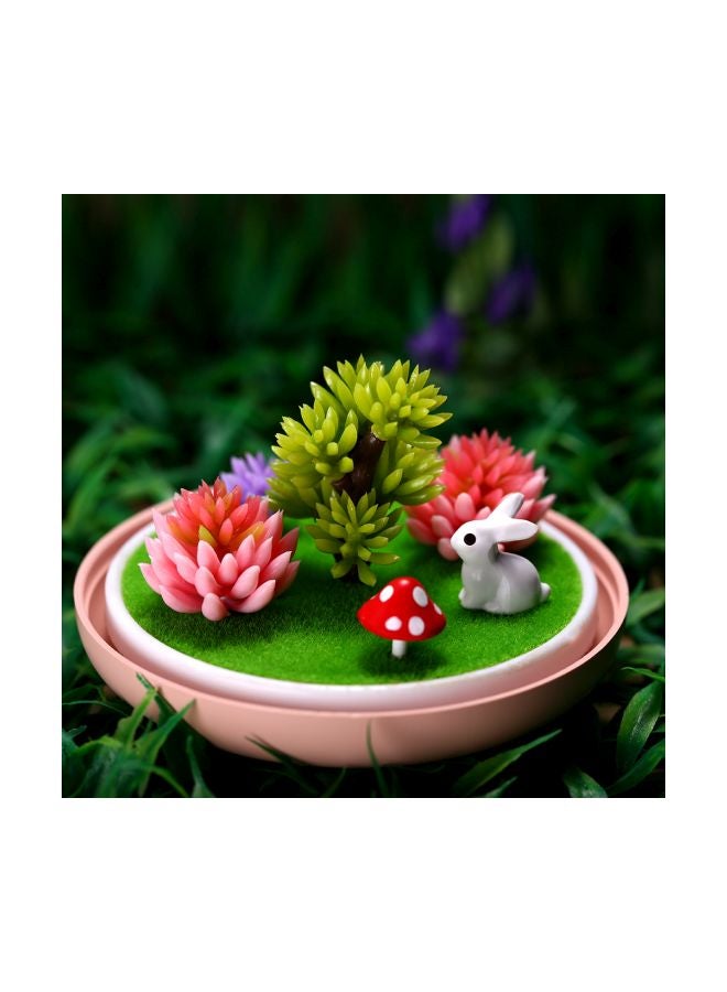 Micro-landscape Air Humidifier Spray 2W Pink/Clear/Green - Image 3