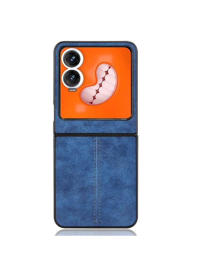 S-TOP Case For Infinix Zero Flip Cow Pattern Sewing Back Cover Phone Case - Image 4