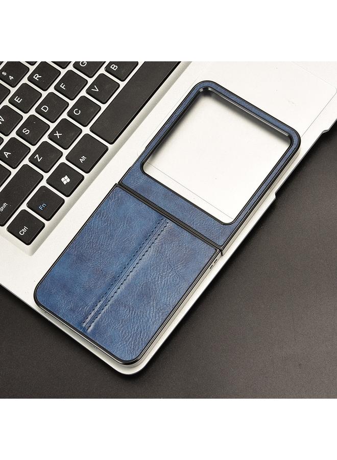 S-TOP Case For Infinix Zero Flip Cow Pattern Sewing Back Cover Phone Case - Image 2