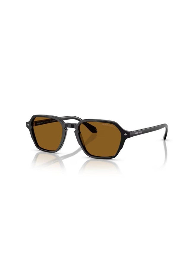 GIORGIO ARMANI Man SQUARE  SUNGLASSES- AR 8220 - lense size:52mm - BLACK - Image 1
