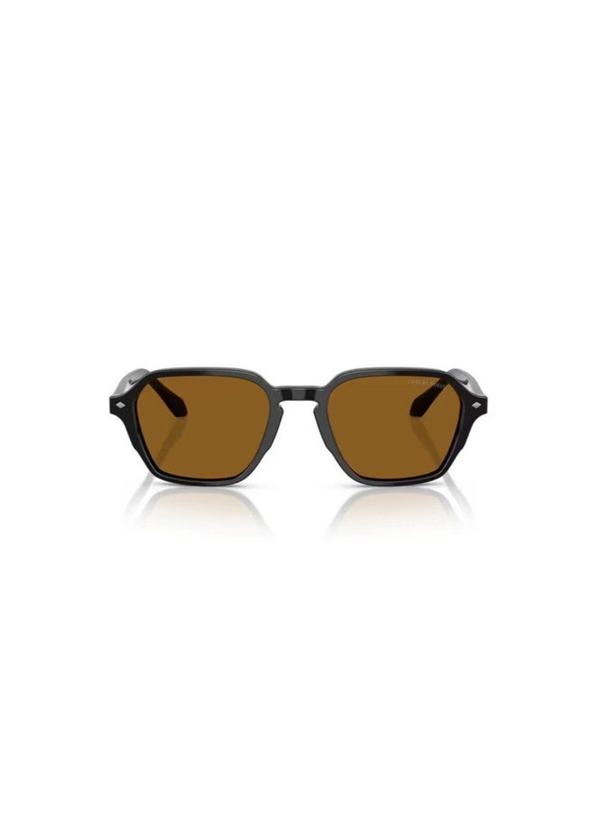 GIORGIO ARMANI Man SQUARE  SUNGLASSES- AR 8220 - lense size:52mm - BLACK - Image 4