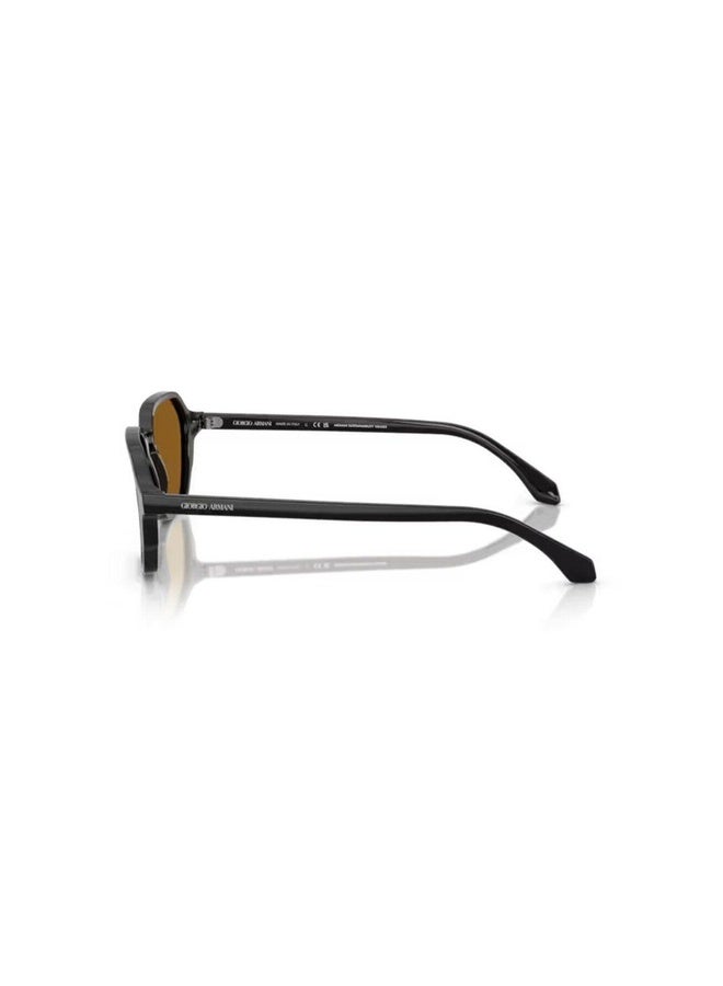 GIORGIO ARMANI Man SQUARE  SUNGLASSES- AR 8220 - lense size:52mm - BLACK - Image 2