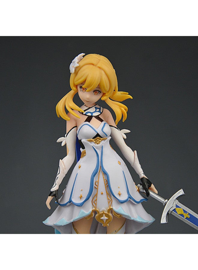 Decoration Children's Toy Gospel Woman Warrior Tide Clothing Auska Hand-made Model Animation Peripheral Collection Decoration Gift-Color:Bag 18CM - Image 1