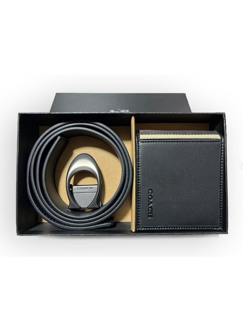 كوتش اوت ليت طقم محفظة وحزام رجالي من كوتش - Image 2