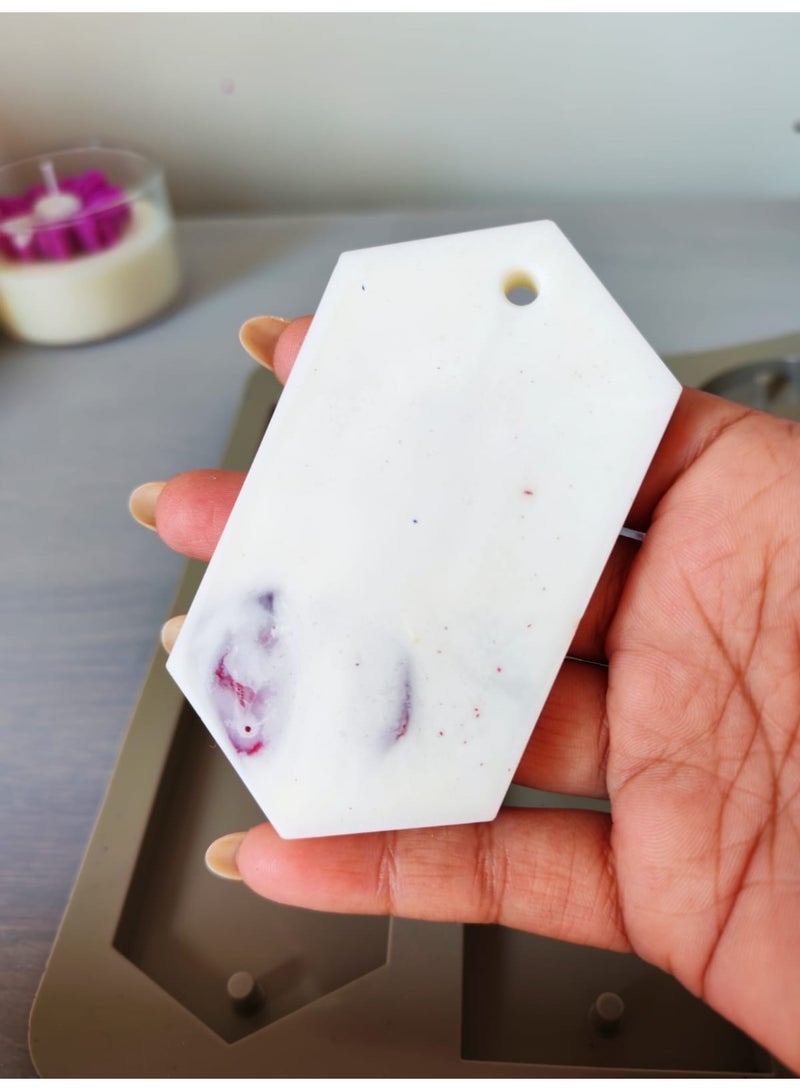 Glowlyn Scented Air Freshner, Hanging Car Air Freshner, Wax Sachet with Rose petals, Lasts upto 8 weeks, Wax Sachets for Drawers & closet, Home Fragrance Sachet for Lover/Home/Car Fragrance Product - Image 4