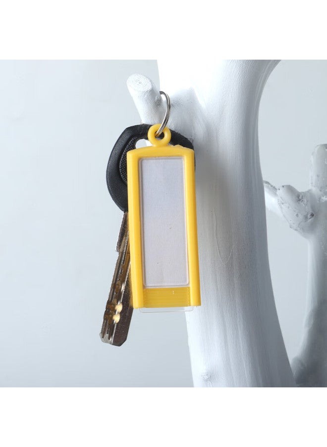 Tango Key Tags Colorful Single-sided Rectangle 50pcs/tube Four-color Pet Tube Packed Tags Hotel Landlord Big Key Custom Classification Tags Easy-to-identify Key Tags - Image 2