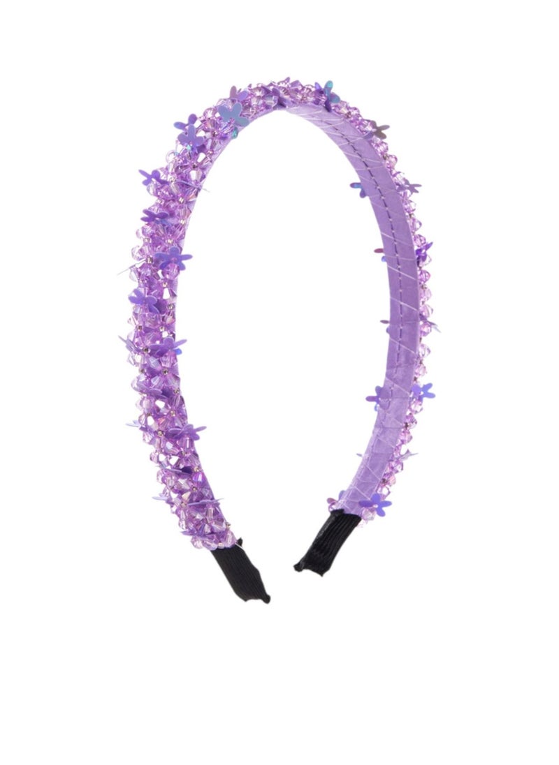 D'Daniela - Headband Anna For Girls Butterfly Violet - Image 1