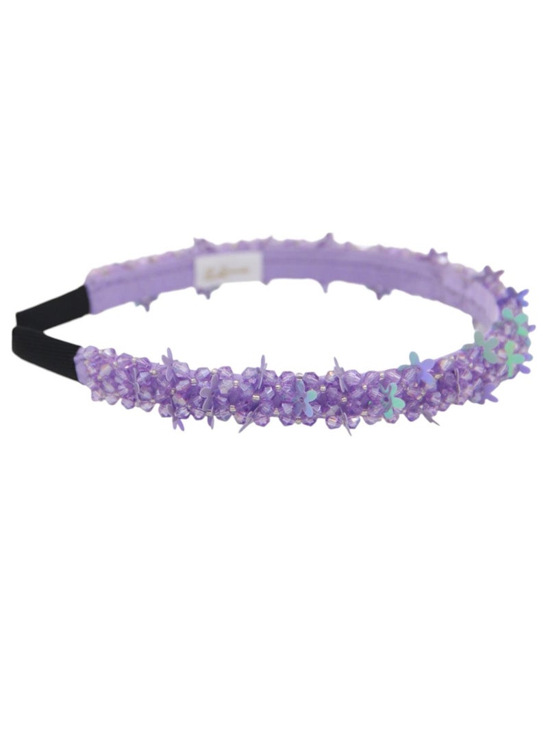 D'Daniela - Headband Anna For Girls Butterfly Violet - Image 1