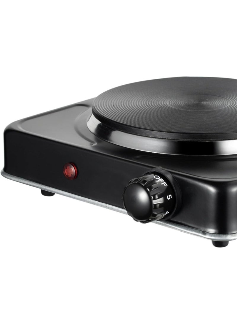 RAF Electric Stove, 1000W Single Hot Plate, Overheat Protection, 5-Level Temperature Control, Non-Stick Heating Plate, Portable Cooking Appliance - Image 3