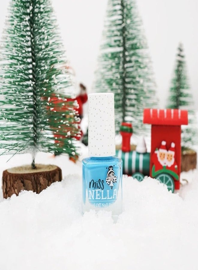 MISS NELLA GIRL POWER- Peel Off, Odour Free, Water Base & Safe for kids nail polish pack of 3- pink, blue & dark pink - Image 3