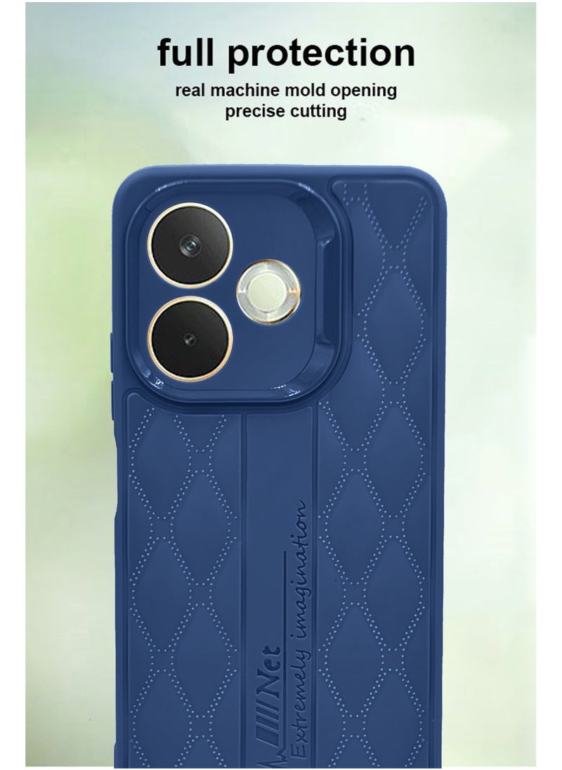 Design Printed Back Cover for Oppo A5 Pro 5G with Raised Lips for Camera  Screen Protection - ShockProof Design - Stylish Back Cover Case - Navy Blue