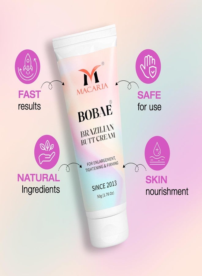 MACARIA كريم ماكاريا بوباي البرازيلي لتكبير المؤخرة | كريم لشدّ وتكبير حجم المؤخرة، جلّ لتكبير الأرداف ورفعها بسرعة للنساء - Image 4