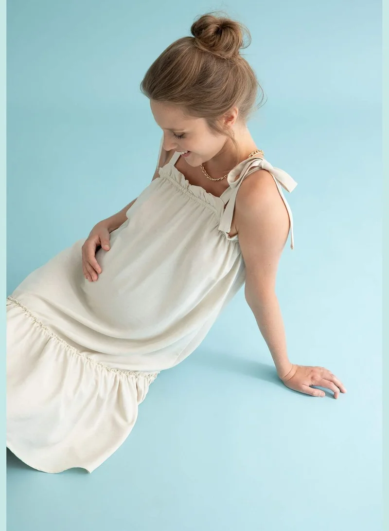 DeFacto Woman Regular Fit Sleeveless Maternity Dress