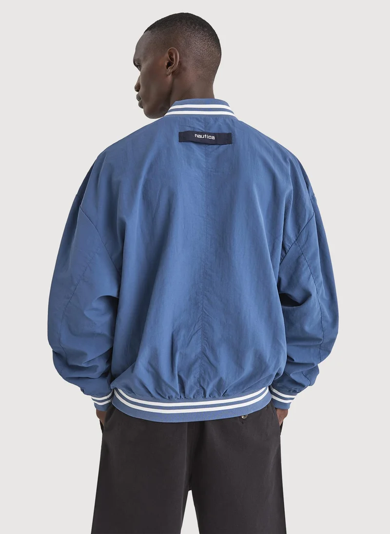 Nautica  Men Regular Fit Jacket for Layered Styling - Washed Denim for Men | Best Price UAE