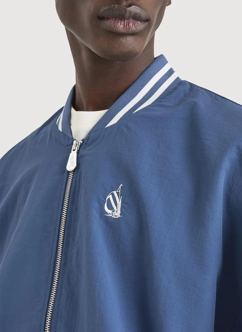 Nautica  Men Regular Fit Jacket for Layered Styling - Washed Denim for Men | Best Price UAE