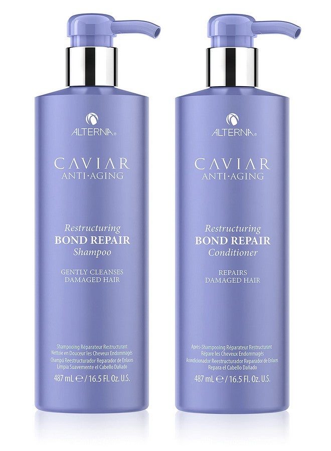 ALTERNA Caviar Antiaging Restructuring Bond Repair Shampoo/ Conditoner Set 16.5 Fl. Oz.