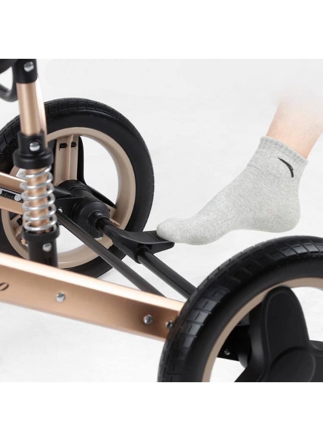 بيليكو عربة أطفال Belecoo عالية الجودة - قابلة للطي بيد واحدة، مع مساحة تخزين كبيرة ونافذة لمراقبة الطفل - Image 2