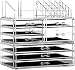 Cq Acrylic 3 Pack Clear Make Up Organizers - Stackable 8 Drawer Organizer for Vanity, Desk, Jewelry, Beauty & Skincare Products - Image 2