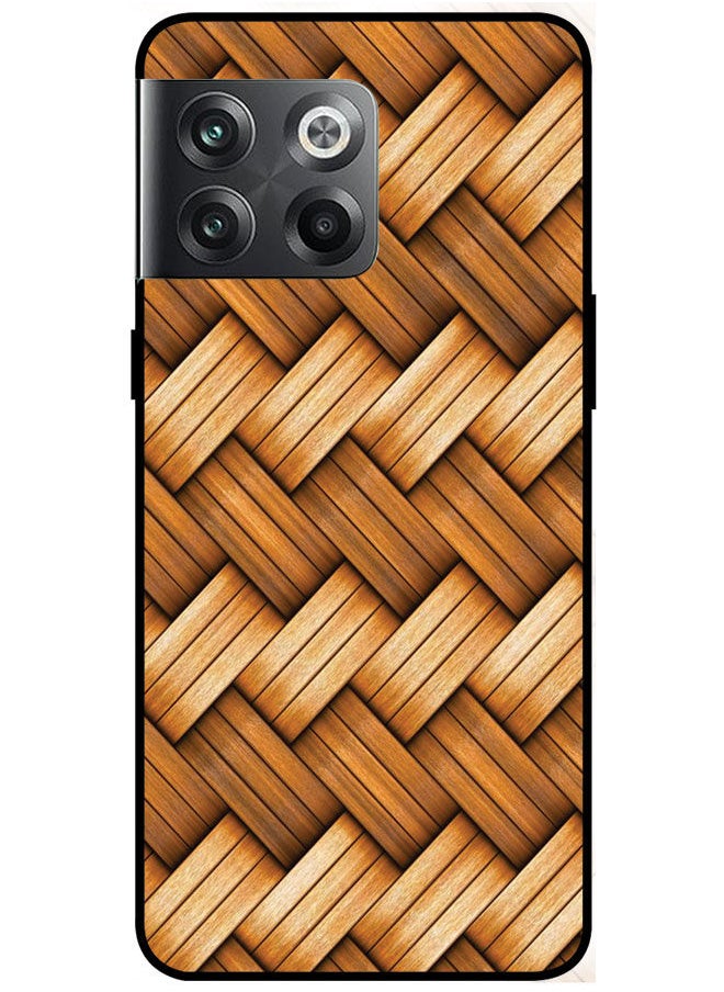 EYE CATCH - Protective Case Cover For OnePlus 10T Smart Series Printed Protective Case Cover for OnePlus 10T Wood Stripes - Image 1
