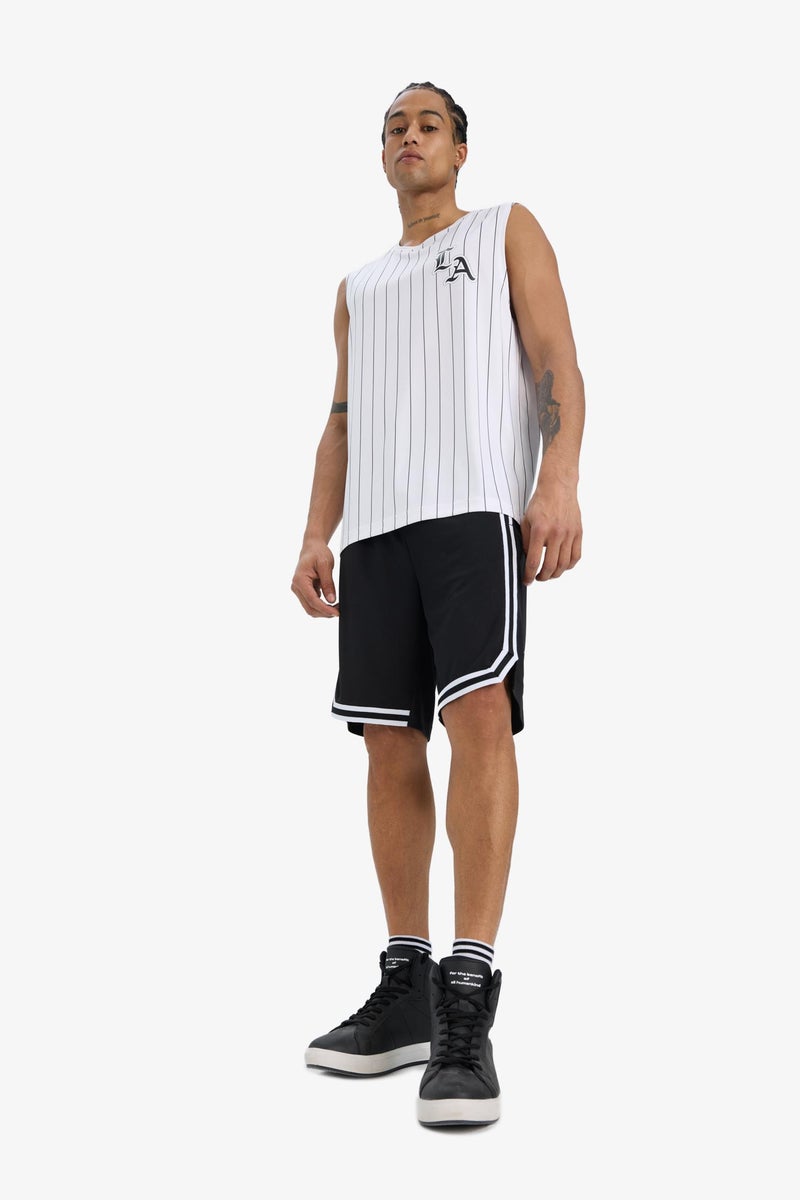 DeFacto Black Man DeFactoFit Fast Drying Standard Fit Sports Heavy Fabric Shorts Casual - Image 2
