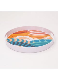 Bright Designs Melamine Round Tray Set of 1 
  (D 38cm)AI  - Image 1