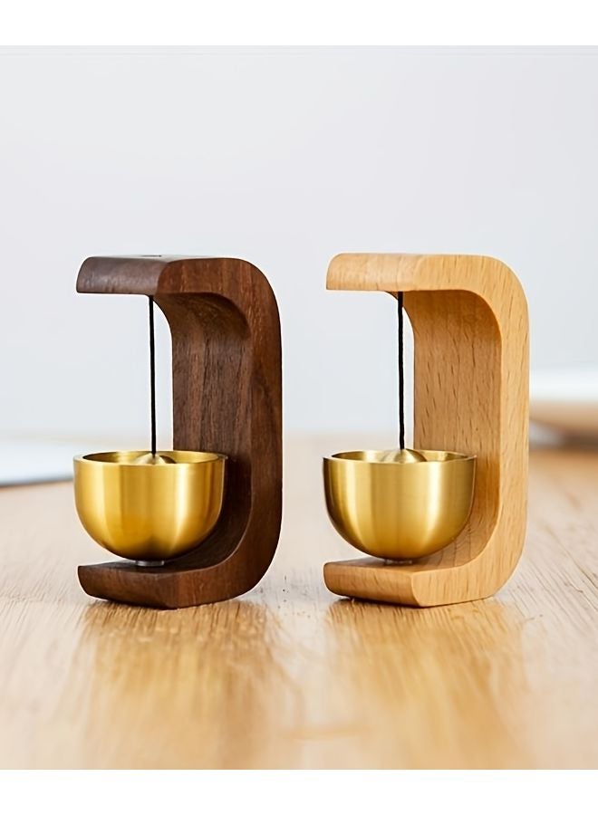 Wooden Wind Chime Retro Style Elegant Home Decor Indoor Door Hanging Alarm Gift - Image 2