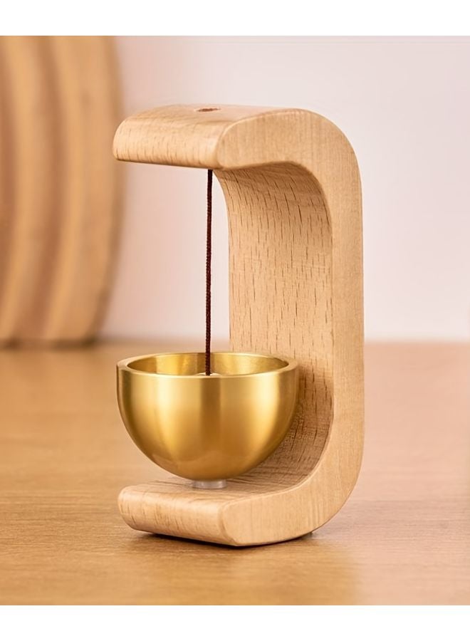 Wooden Wind Chime Retro Style Elegant Home Decor Indoor Door Hanging Alarm Gift - Image 1