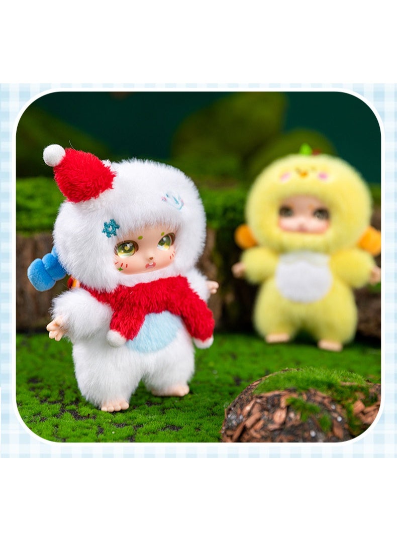 Dreamer Bag Pendant,  Series Vinyl Plush Toy, Doll Height 15 cm (White - First Snow） - Image 3