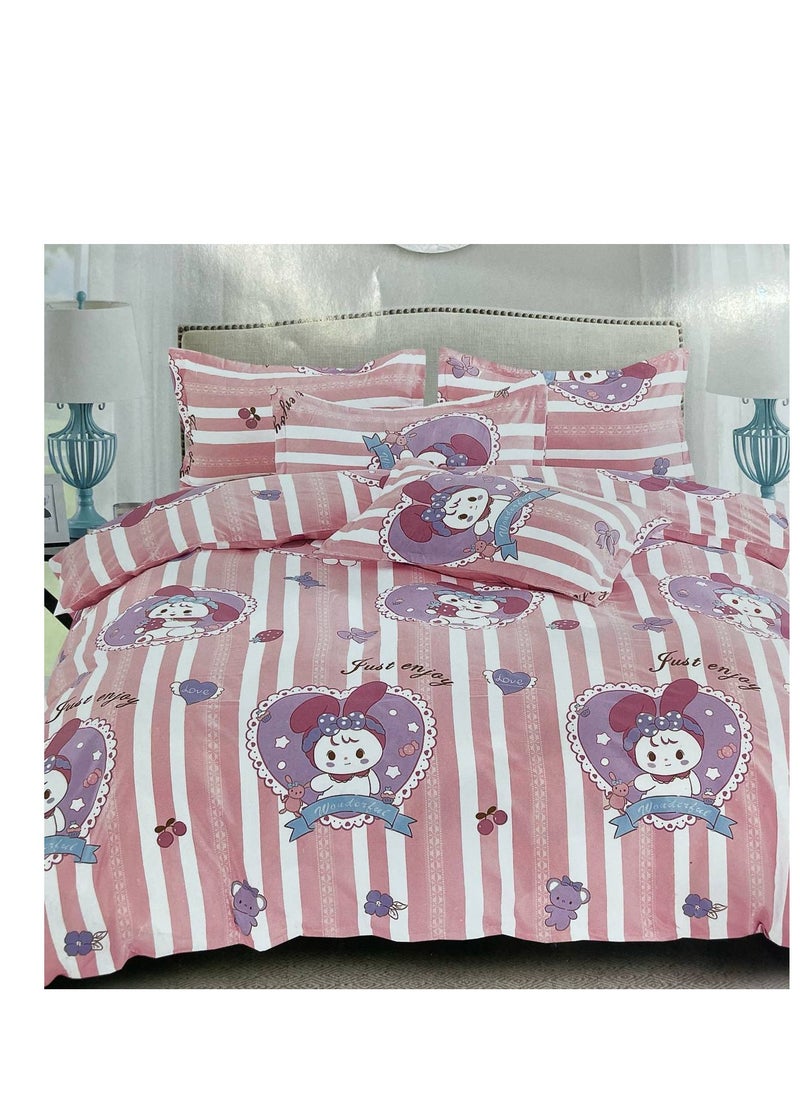 Generic - Nordic Single size Bedding Set Luxury Bed Sheets for Children with fixed Quilt Soft cotton Comforter sets - Image 1