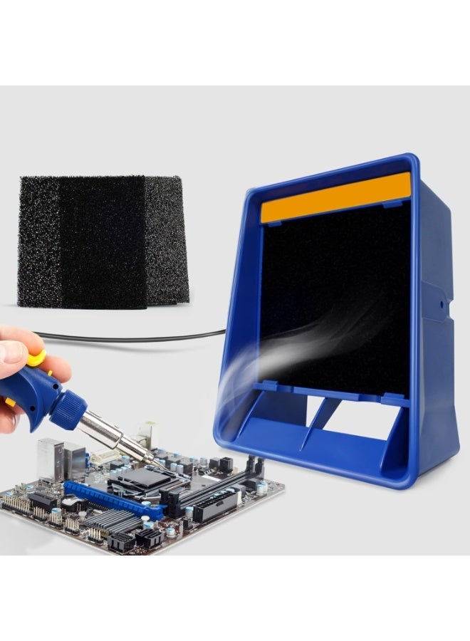YOUWE7 Fume Extractor Anti-ESD Solder Smoke Absorber Portable Filter for Soldering DIY Fan Extraction Equipment with Spare for Brazing Welding Soldering, Fume Prevention Remover - Image 1