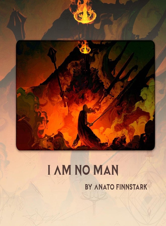 Paramint I Am No Man (Stitched) - MTG Playmat by Anato Finnstark - Compatible with Magic The Gathering Playmat - Original Play Mat Art Designs - Image 3