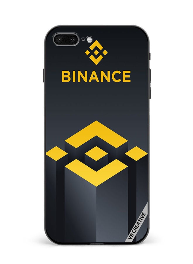 VR CREATIVE Protective Case Cover For Apple iPhone 7 Plus/8 Plus Binance Logo Design Multicolour - Image 1
