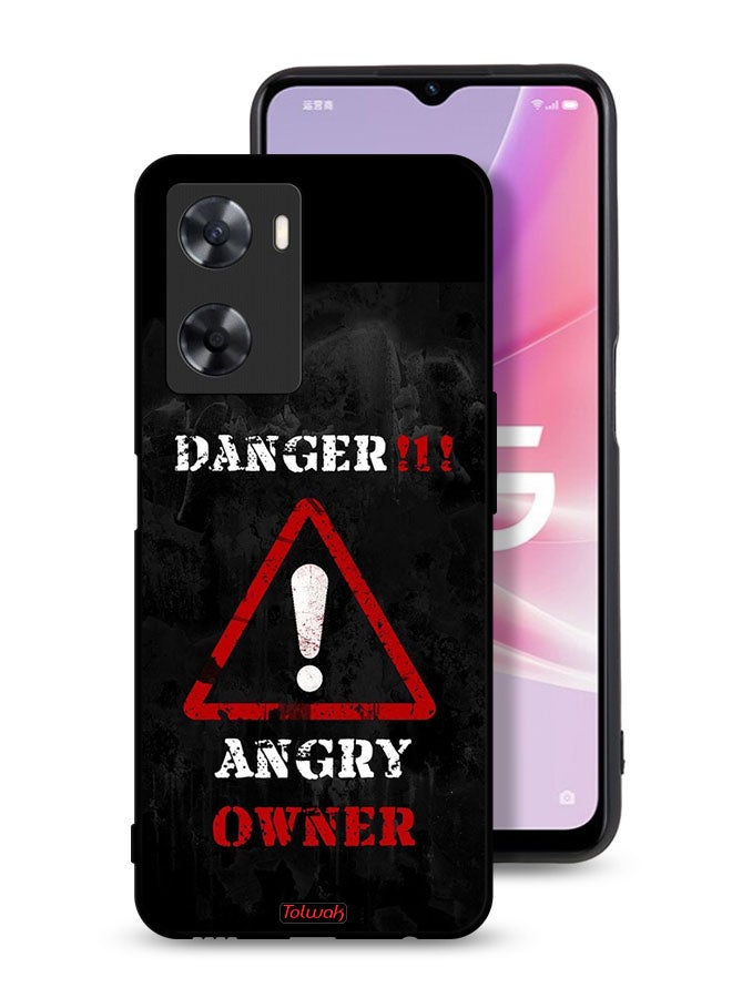Tolwak Oppo A77 4G Protective Case Cover Angry Owner - Image 1