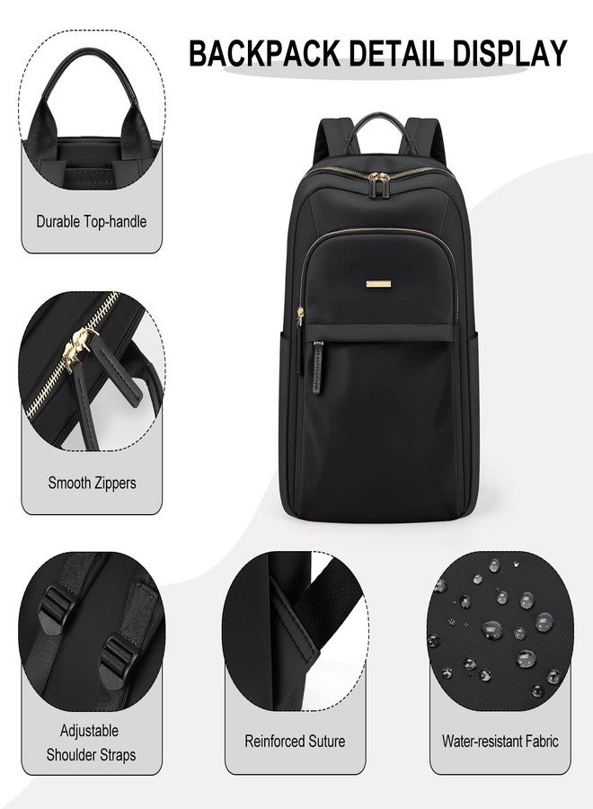 GOLF QUALITY Travel Backpack for Women Waterproof Carry On Bag Business Weekender Hiking Multilayer Laptop Bag,16 Inch, Regular-black, 14 Inch - Image 5