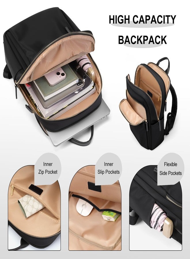 GOLF QUALITY Travel Backpack for Women Waterproof Carry On Bag Business Weekender Hiking Multilayer Laptop Bag,16 Inch, Regular-black, 14 Inch - Image 4