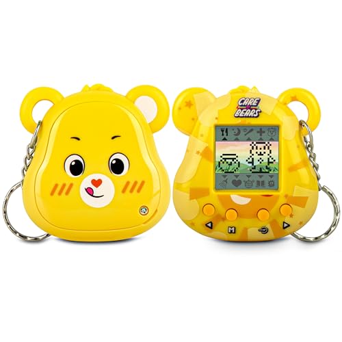 Care Bears دب المرح الرقمي من كير بيرز - دب المرح نانو بيت مع ميزات العناية شاشة 14 بوصة محمولة تفاعلية حيوانات افتراضية للأطفال لعبة إلكترونية قابلة للجمع مع بطارية مضمونة - Image 1