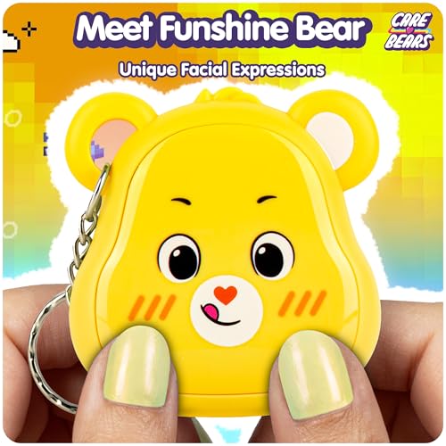 Care Bears دب المرح الرقمي من كير بيرز - دب المرح نانو بيت مع ميزات العناية شاشة 14 بوصة محمولة تفاعلية حيوانات افتراضية للأطفال لعبة إلكترونية قابلة للجمع مع بطارية مضمونة - Image 5