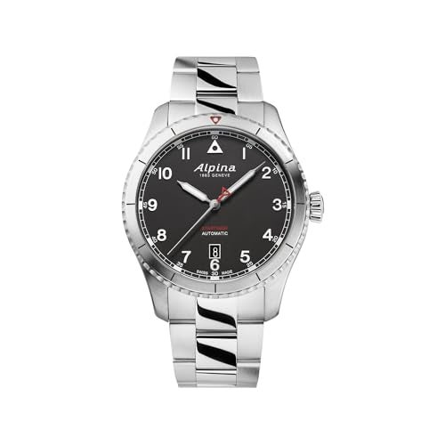 Alpina Startimer Swiss Automatic 3-Hand Stainless Steel Sapphire Crystal Watch, 41mm - Image 1