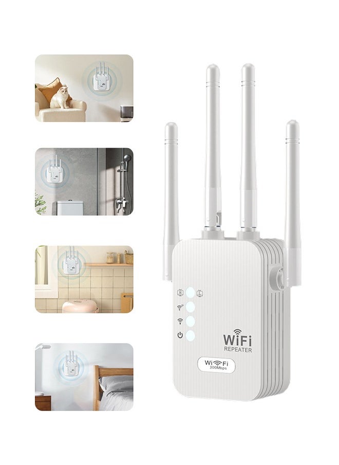 ESSAGER Routers WIFI, Repetidor de Wifi Extensor de Cobertura Inalámbrico Universal, 2.4G/5G,300Mbps, Extensor de Rango de Repetidor WiFi, Enchufe de Pared, Plug and Play, Modo AP Compatible  - Image 2