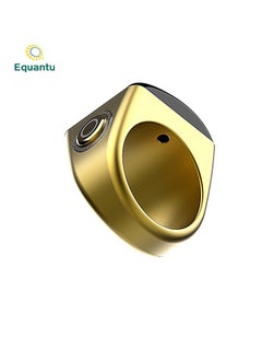 Equantu 18mm Smart Ring with Vibration Reminder Tasbih Counter and Bluetooth Connection for Exclusive IQIBLA App and 5 Daily Prayer Reminders  - Image 2