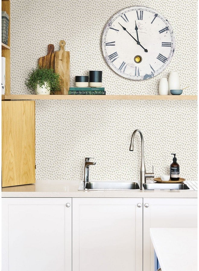 نو وولبيبر ورق جدران قابل للتقشير واللصق باللون الرمادي من دافني - Image 2