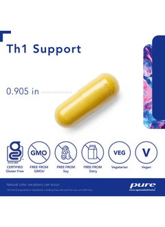 Pure Encapsulations Th1 Support ; Promotes Healthy Th1 Predominant Cellular Immune Response* ; 120 Capsules  - Image 5