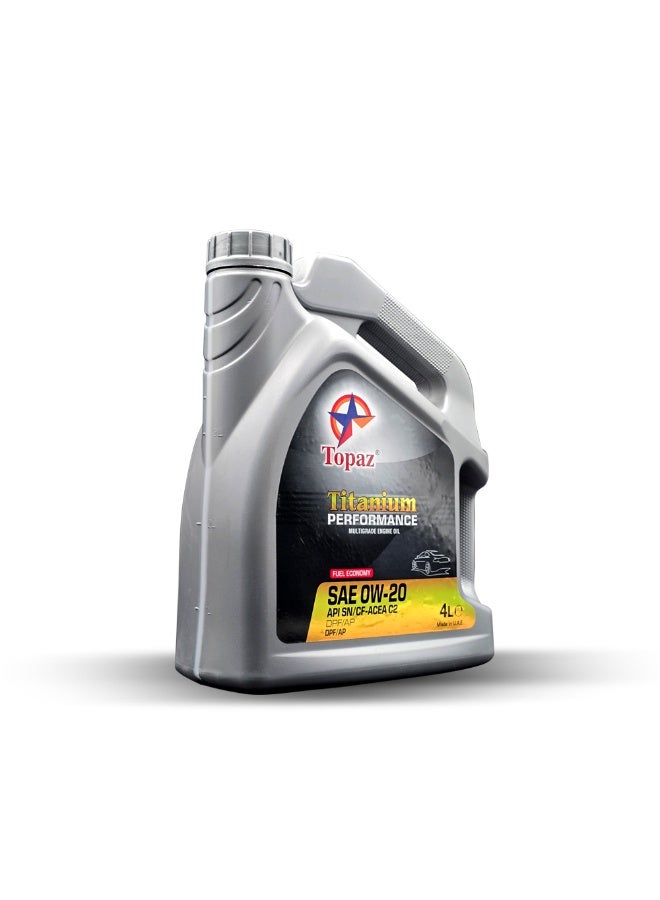 Topaz Motor Oil Titanium 0w20 - Image 1