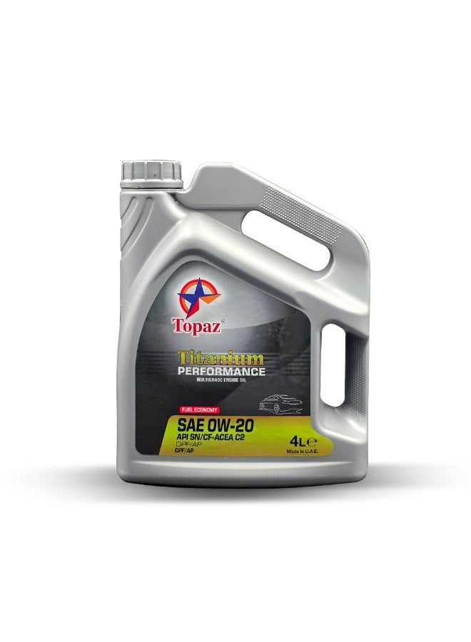 Topaz Motor Oil Titanium 0w20 - Image 2