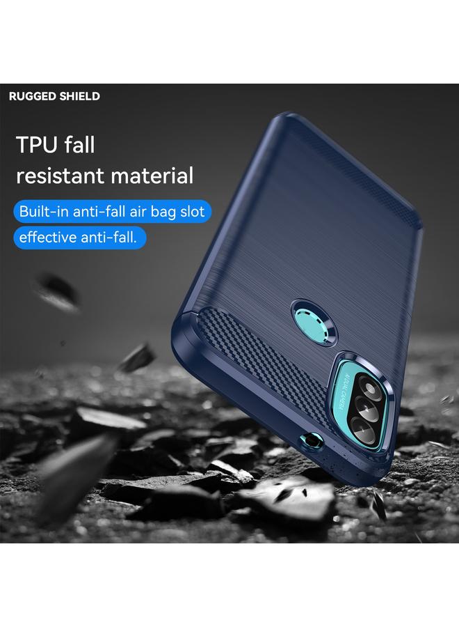اس-توب جراب لهاتف Lenovo K14 مصنوع من ألياف الكربون المصقولة TPU - Image 5
