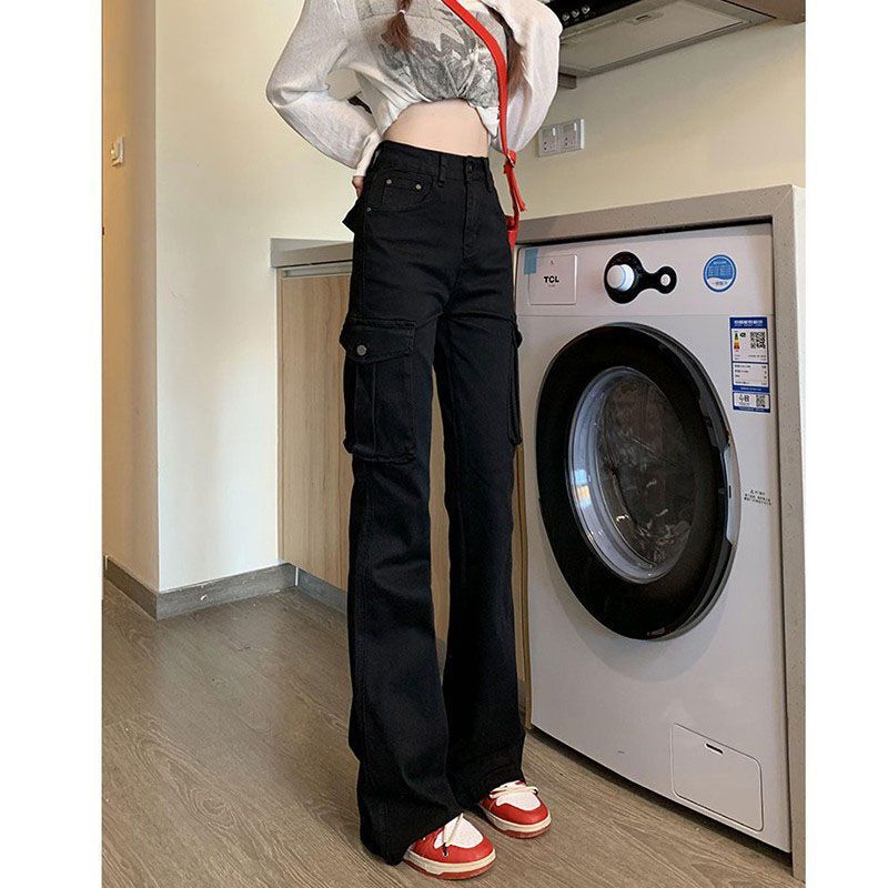 Unisex Classic Denim Jeans Loose Fit Daily Outdoor Wear - Image 2